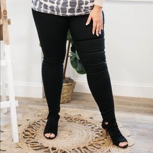 Judy blue non-distressed black jean